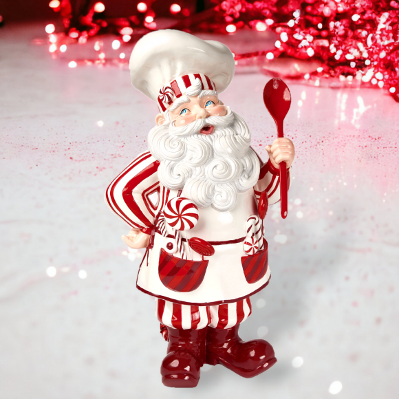 Candy Cane Baking Santa St Nicholas Christmas Cave