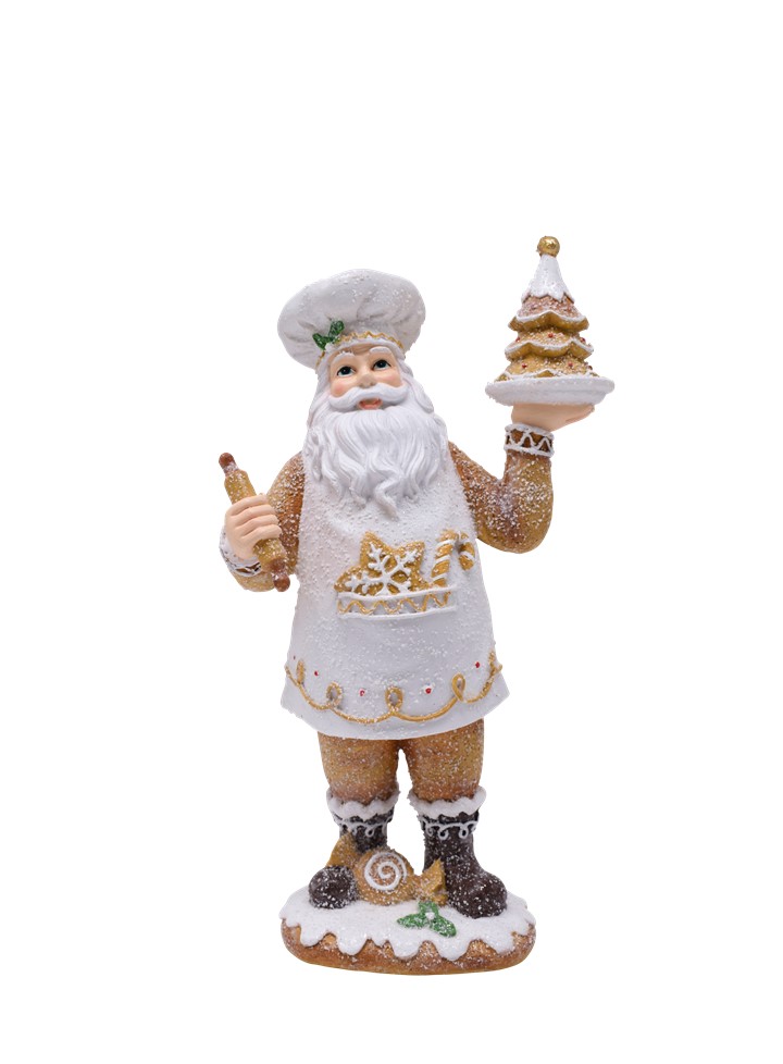 Cooking Santa Gingerbread Figure | St Nicholas Christmas Cave